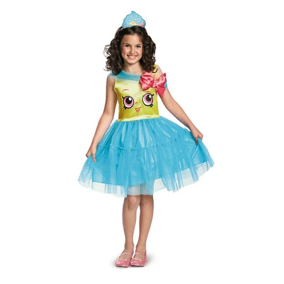 Shopkins Cupcake Queen Halloween Costume for Girls Size M (7-8) - Picture 1 of 9
